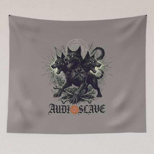Item preview, Intense Wolf Barking AudioSlave Fan Apparel-38 designed and sold by IrmadeDietrich.