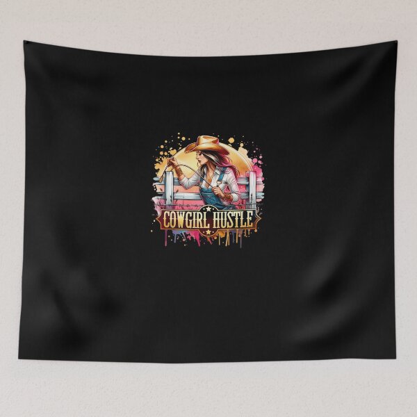 Item preview, Cowgirl-Hustle-T-Shirt-Mug-Sticker--More designed and sold by glenderige.