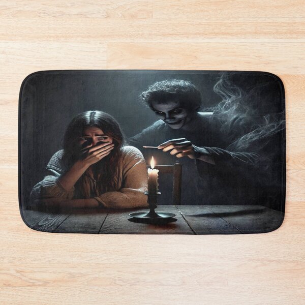Item preview, The ghost is beside you with a lit candle designed and sold by Mente Creativa.