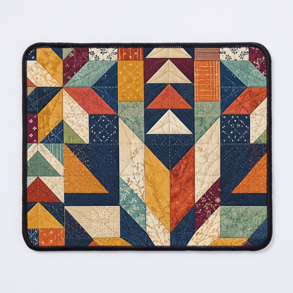 Item preview, Colorful Geometric Patchwork Quilt Star Pattern designed and sold by astersgraphics.
