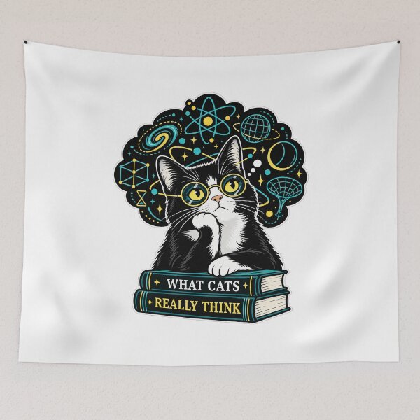 Item preview, What Cats Really Think Cat Physics designed and sold by Krasnovaovaova.