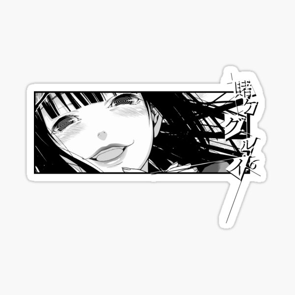 kakegurui stickers redbubble