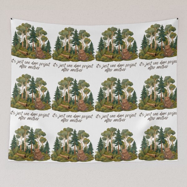 Item preview, It’s Just One Dam Project After Another - Funny Beaver Design designed and sold by CutieGalore.