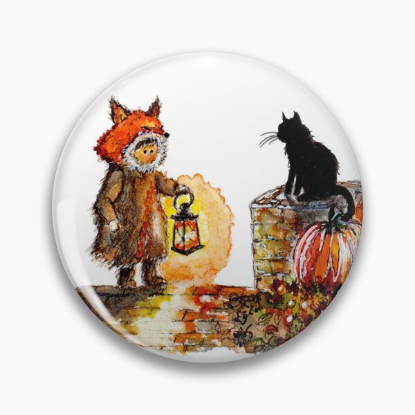Item preview, Cute Boy Fox Costume Halloween Watercolor designed and sold by DesseindImages.