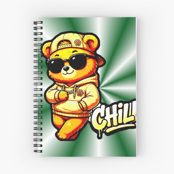 Item preview, Chill Bear T-Shirt Hip Hop Cool Bear Glasses Sweatshirt Streetwear designed and sold by AstronautMerch.
