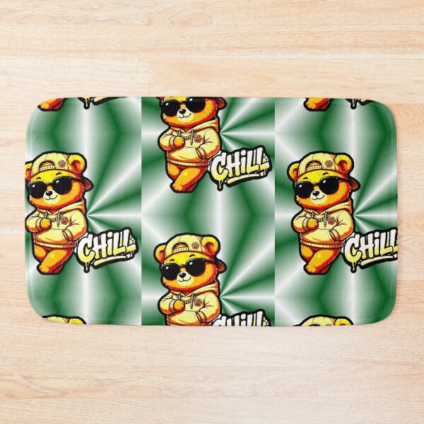 Item preview, Oso Chill Camiseta Hip Hop Oso Cool Gafas Sudadera Streetwear designed and sold by AstronautMerch.
