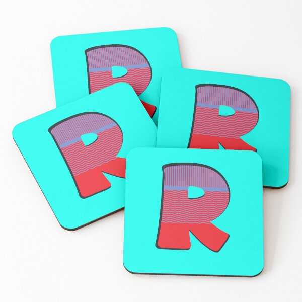 Item preview, Pop Art Letter R - Initial design of the Letter R designed and sold by Fun Funky Designs.