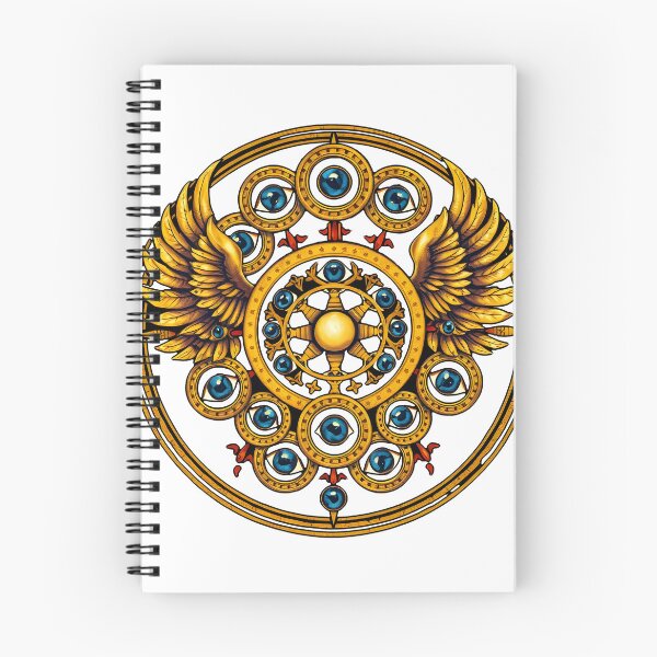 Item preview, Biblically Accurate Angel Ophanim | Gold Illuminated Wheels designed and sold by Midnight Sigil.