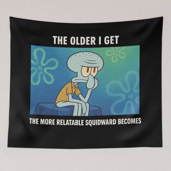 Item preview, Squidward Portrait designed and sold by Elizathbe95.