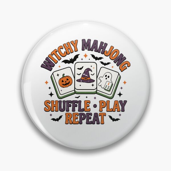 Item preview, Witchy Mahjong Shuffle Play Repeat designed and sold by Adebucat.