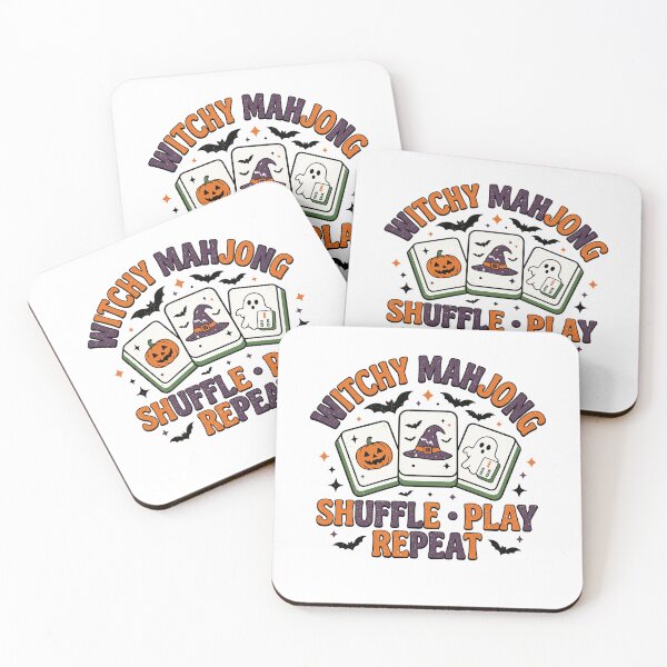 Item preview, Witchy Mahjong Shuffle Play Repeat designed and sold by Adebucat.