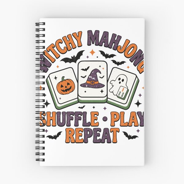 Item preview, Witchy Mahjong Shuffle Play Repeat designed and sold by Adebucat.