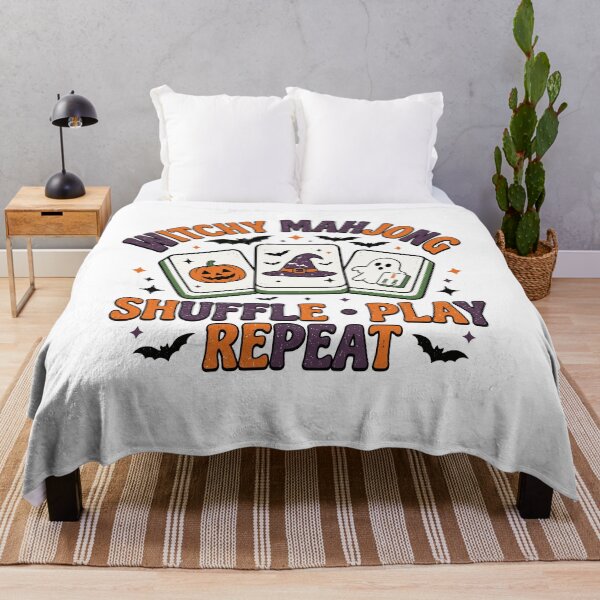 Item preview, Witchy Mahjong Shuffle Play Repeat designed and sold by Adebucat.