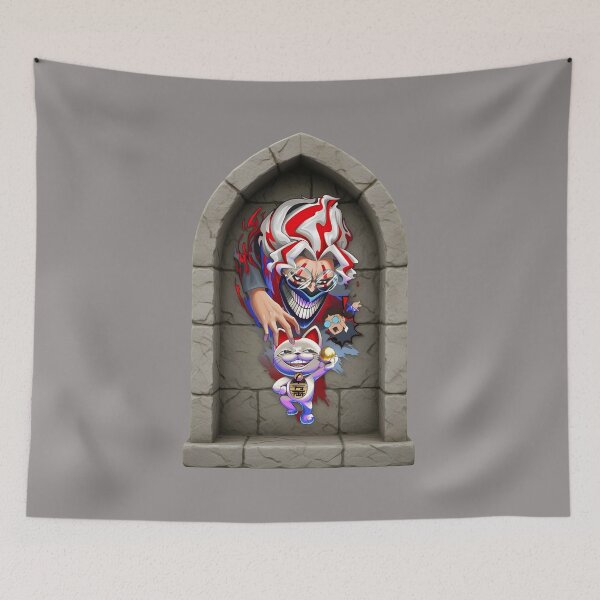 Item preview, Menacing Villain & Grinning Lucky Cat Graphic-57 designed and sold by KaraShea8.