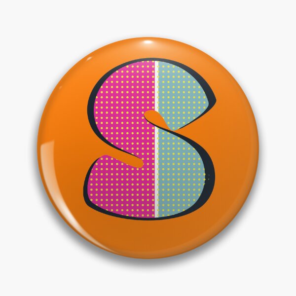 Item preview, Pop Art Letter S - Initial design of the Letter S designed and sold by Fun Funky Designs.