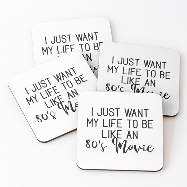 Item preview, I Just Want My Life To Be Like An 80S Movie designed and sold by sandores.
