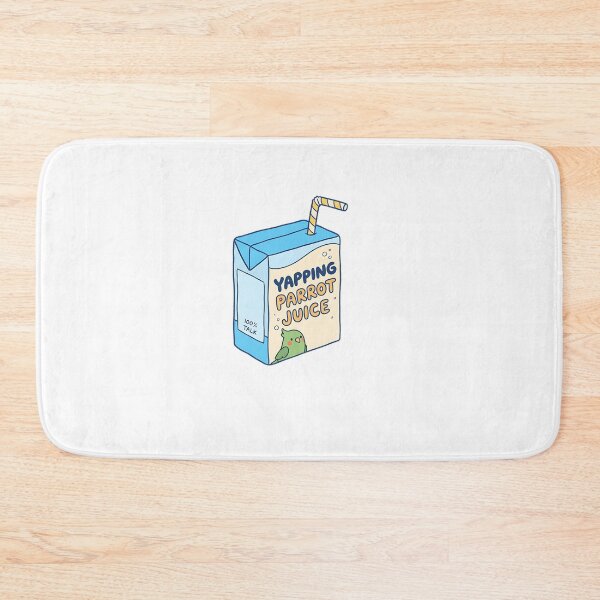 Item preview, Pastel Blue Yapping Parrot Juice Box designed and sold by LexaArtworks.