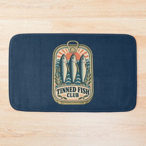 Item preview, Retro Sardines Tinned Fish Graphic designed and sold by Krasnovaovaova.