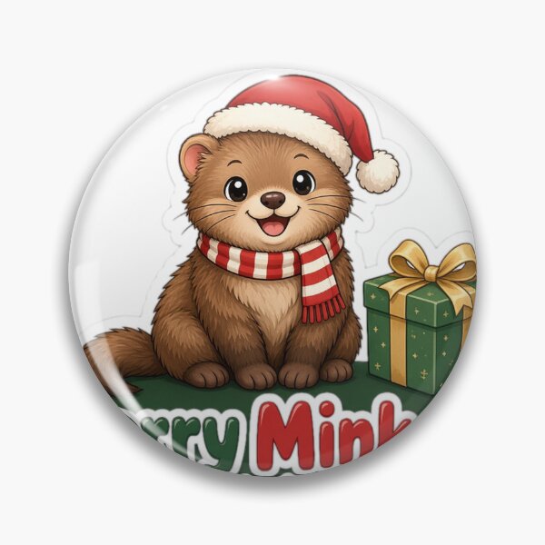 Item preview, Mink Christmas Merry Mink-mas Gift designed and sold by Soft Merch.