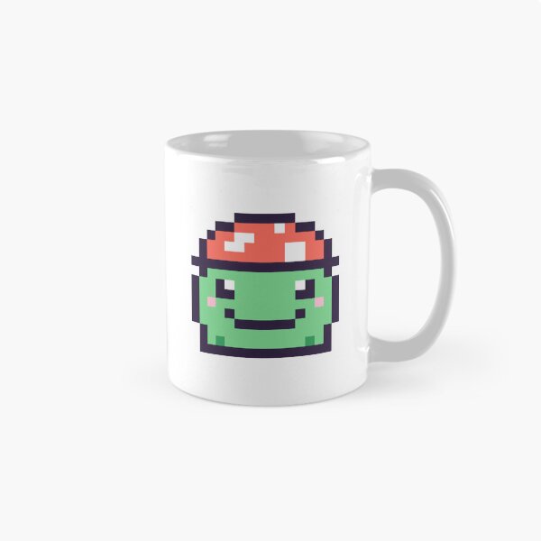 Item preview, Mushroom Hat Pixel Frog designed and sold by Pixel Pantry.