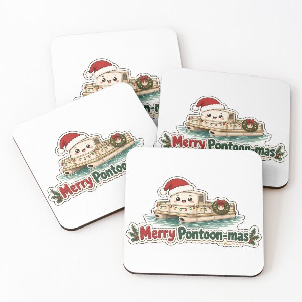 Item preview, Pontoon Christmas Merry Pontoon-mas Gift designed and sold by Soft Merch.