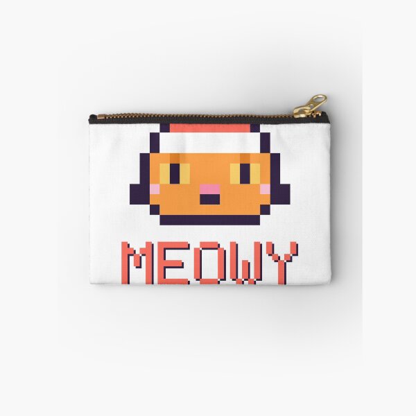 Item preview, Meowy Christmas Pixel Cat designed and sold by Pixel Pantry.