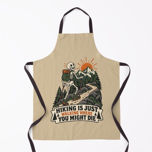 Item preview, Hiking Is Just Walking Where You Might Die designed and sold by Krasnovaovaova.
