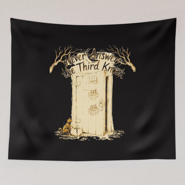 Item preview, Never Answer the Third Knock designed and sold by mirciashop.