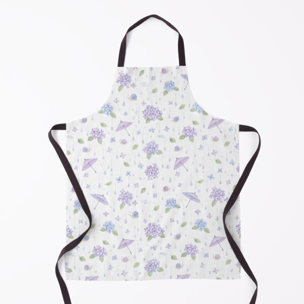 Item preview, Watercolor Hydrangea & Umbrella Pattern - Japanese Rainy Season designed and sold by vekotpu.