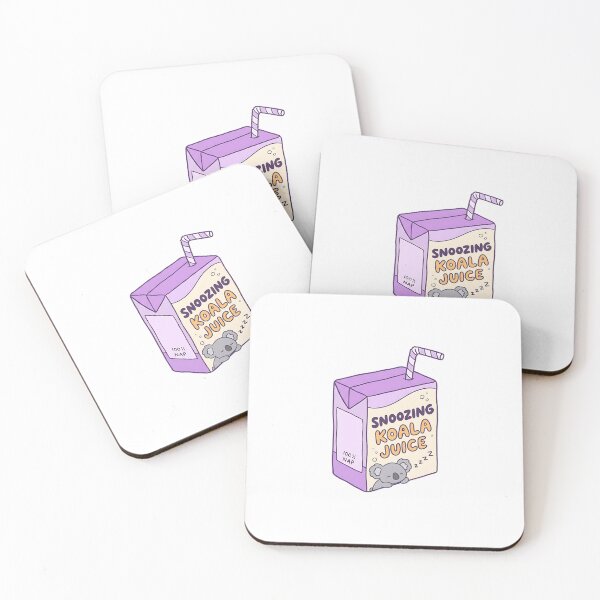 Item preview, Purple Pastel Snoozing Koala Juice Box designed and sold by LexaArtworks.