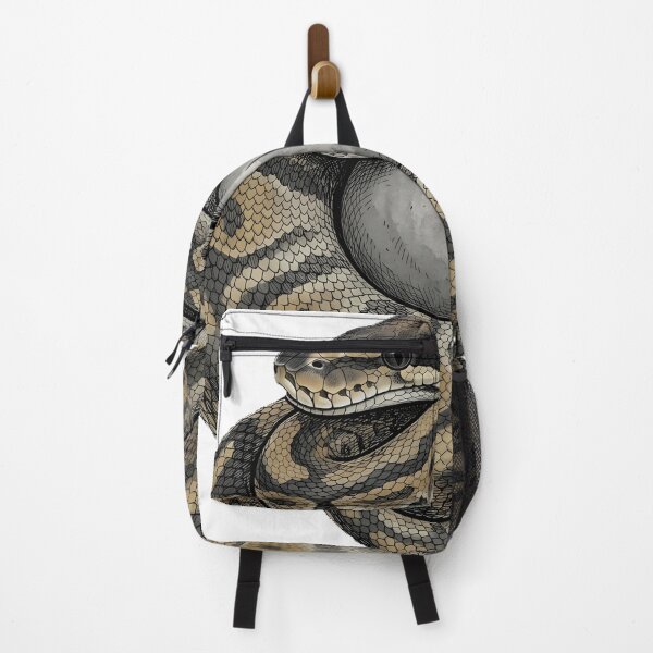 Item preview, Vintage Naturalist Ball Python Coiled Around a Pebble — Antique Reptile Art designed and sold by Catch333.