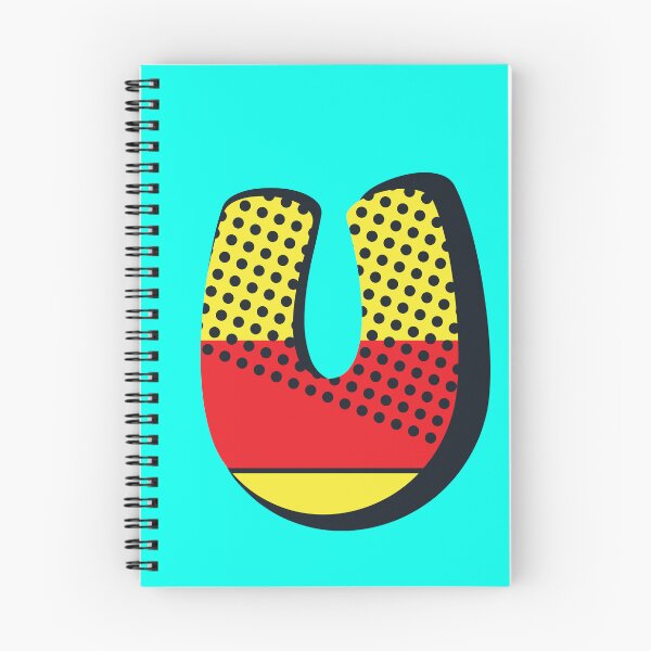 Item preview, Pop Art Letter U - Initial design of the Letter U designed and sold by Fun Funky Designs.