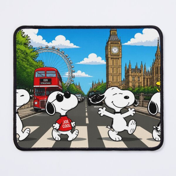 Item preview, Abbey Road Snoopy Funny Cute Fan Art designed and sold by SAM-ART-PK.