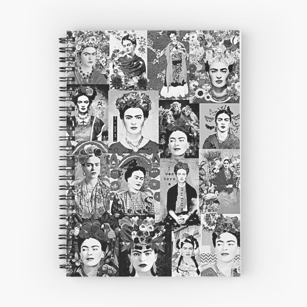 Item preview, Frida Kahlo Black and White Collage designed and sold by FridaArtGallery.