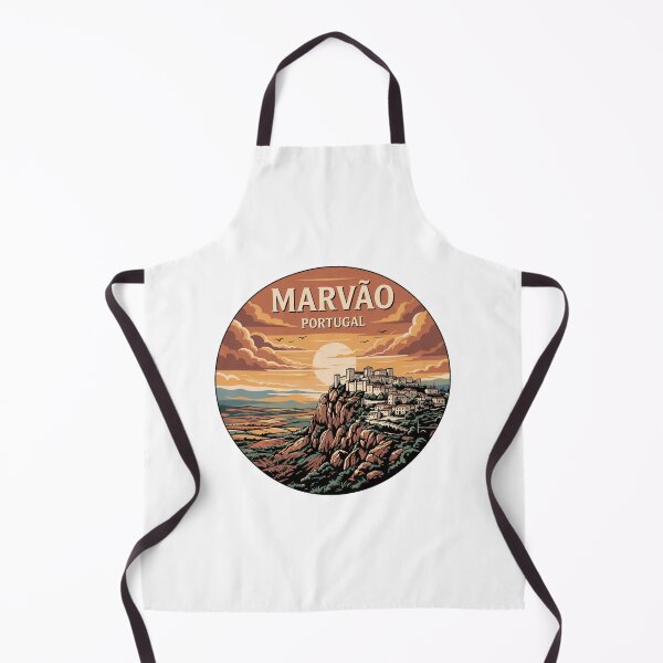 Item preview, Marvão Portugal: Retro Alentejo Castle Travel Art designed and sold by CircinusStore.