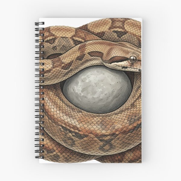 Artikelvorschau, Vintage Naturalist Boa Constrictor on a Pebble — Antique Reptile Print entworfen und verkauft von Catch333.