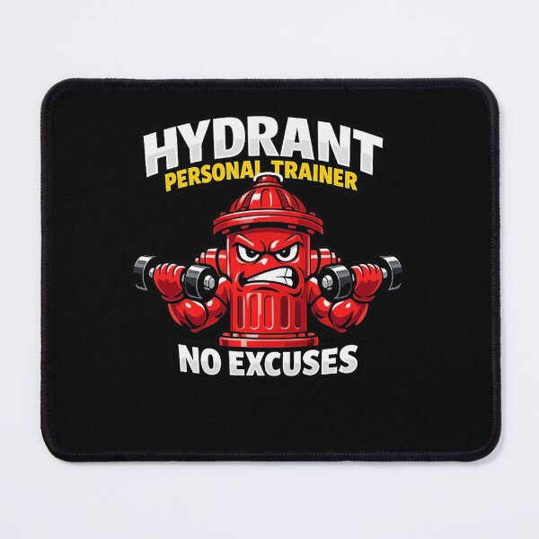 Item preview, HYDRANT PERSONAL TRAINER — NO EXCUSES designed and sold by Timeless Junction.