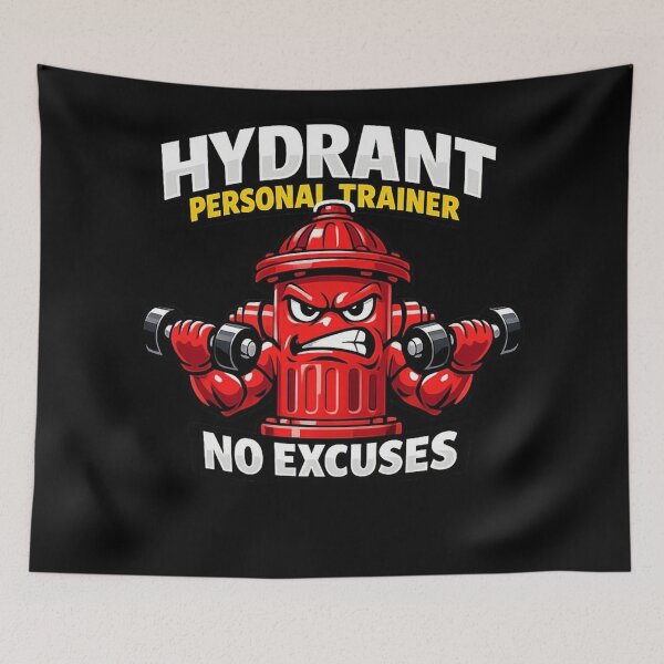 Item preview, HYDRANT PERSONAL TRAINER — NO EXCUSES designed and sold by Timeless Junction.