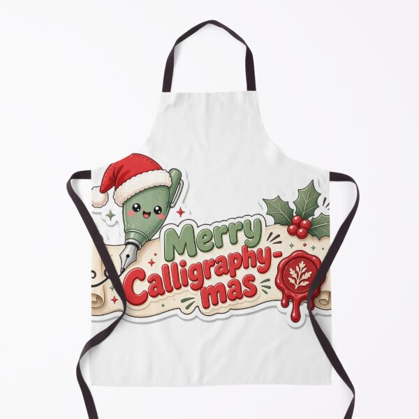 Item preview, Calligraphy Christmas Merry Calligraphy-mas Gift designed and sold by Soft Merch.