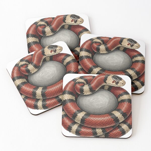 Item preview, Vintage Naturalist Milk Snake on a Pebble — Antique Reptile Art designed and sold by Catch333.