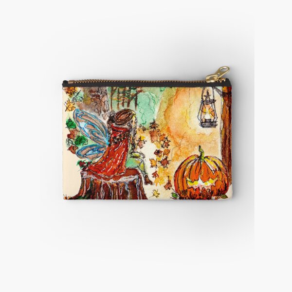 Item preview, Cute Autumn Fairy Halloween Watercolor designed and sold by DesseindImages.