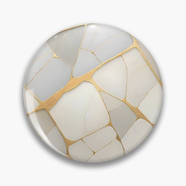 Item preview, Kintsugi Gold Veins Abstract Marble Pattern designed and sold by Sybille-Yates.