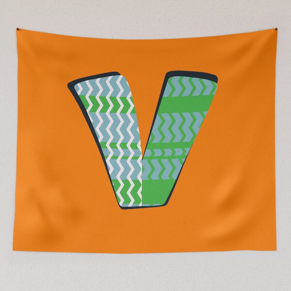 Item preview, Pop Art Letter V - Initial design of the Letter V designed and sold by Fun Funky Designs.