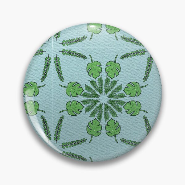 Item preview, Tropical Monstera Leaves Geometric Botanical Pattern designed and sold by Tem‑Tip of pen.
