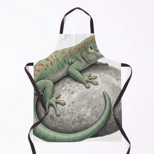 Item preview, Vintage Naturalist Day Gecko on a Pebble — Antique Reptile Print designed and sold by Catch333.