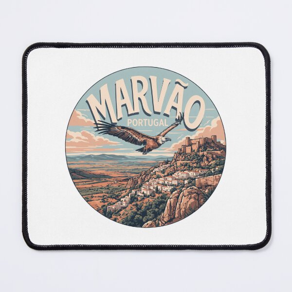 Item preview, Marvão Portugal: Eagle and Medieval Castle designed and sold by CircinusStore.