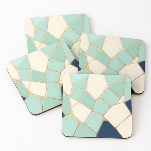 Item preview, Kintsugi Gold Veins Abstract Marble Pattern designed and sold by Sybille-Yates.