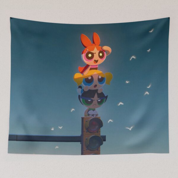 Item preview, Neon Super Trio Sky Totem - Ready for Action! designed and sold by Billy Morfo™.
