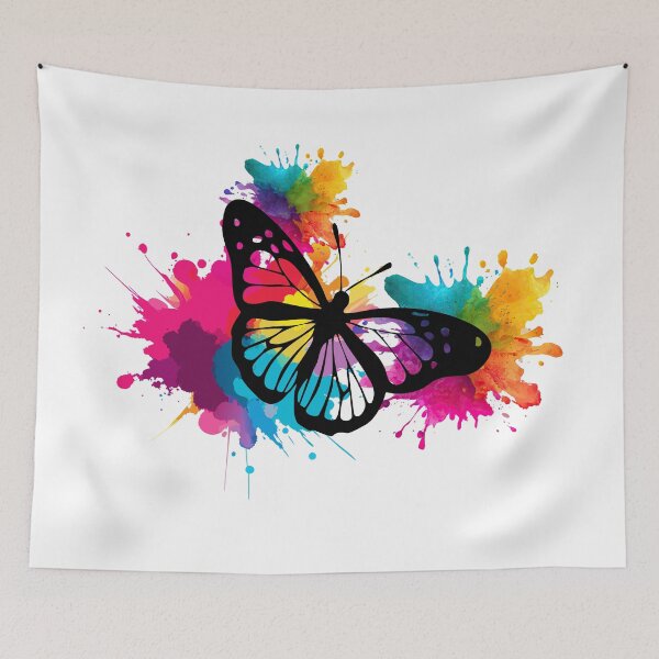 Item preview, Colorful Butterfly Splash Rainbow Wings Art designed and sold by Appu6667.