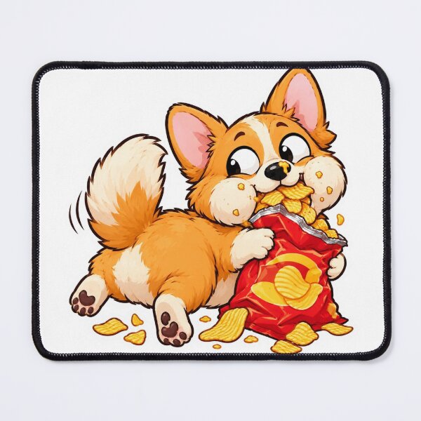Item preview, Funny Snack Thief Dog Sticker designed and sold by Pransis_Diginer_26.